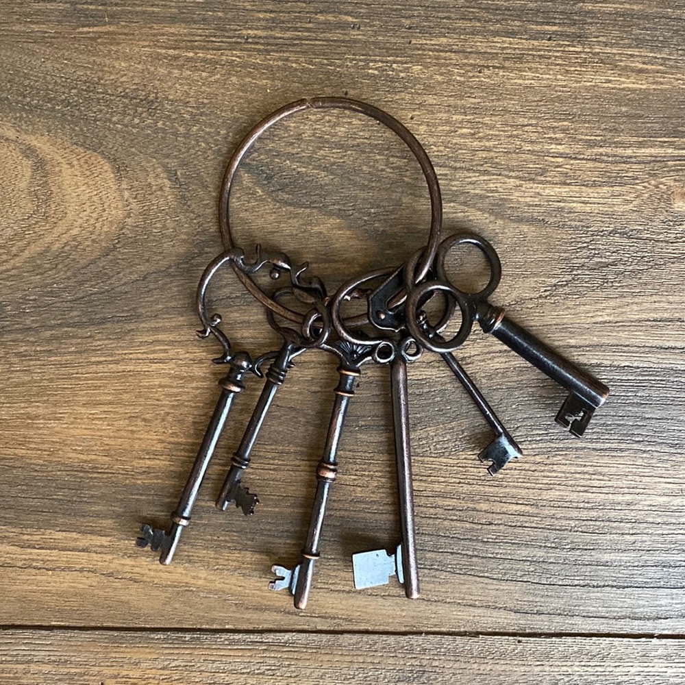 Metal keys decor